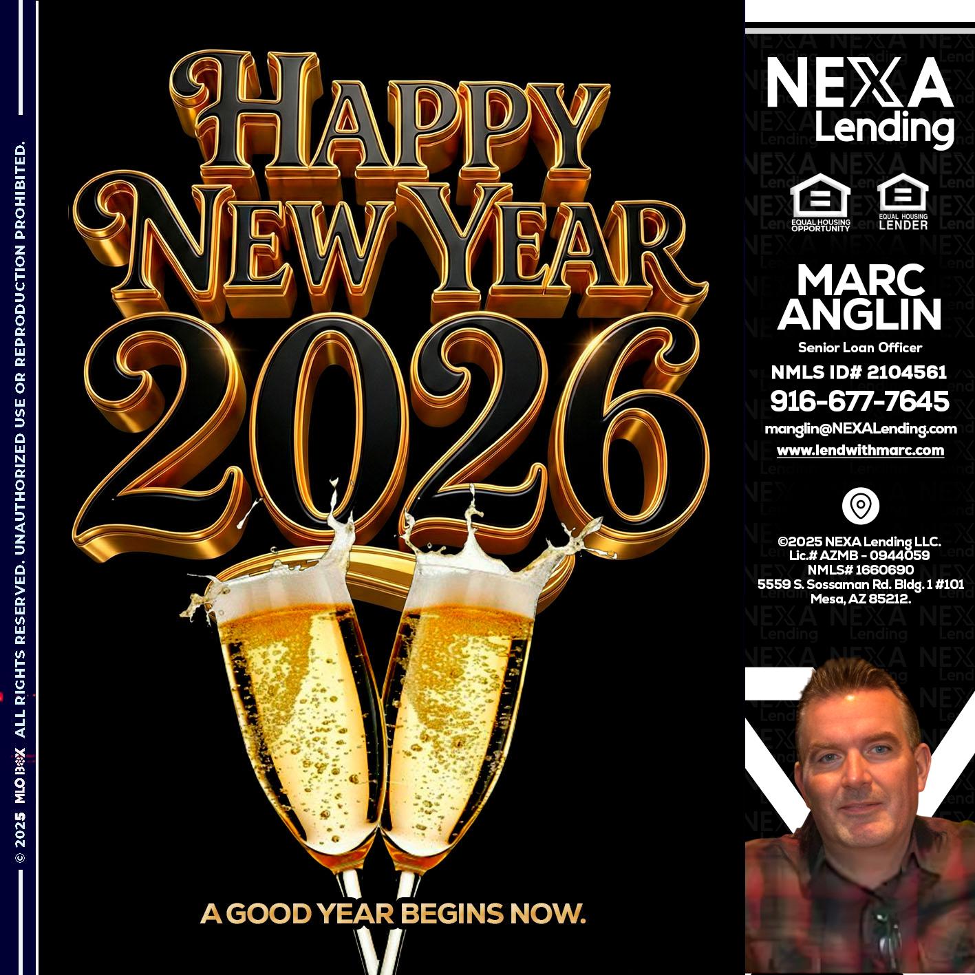 happy new year 2026 - Marc Anglin -Senior Loan Officer