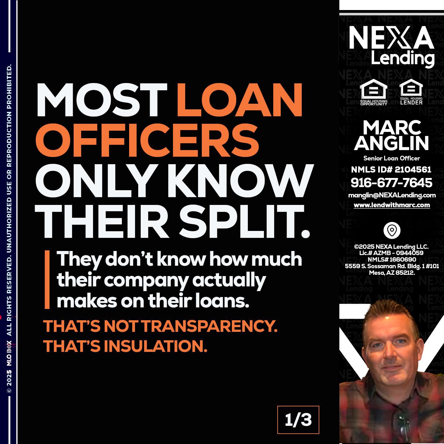 1 OF 3 - Marc Anglin -Senior Loan Officer